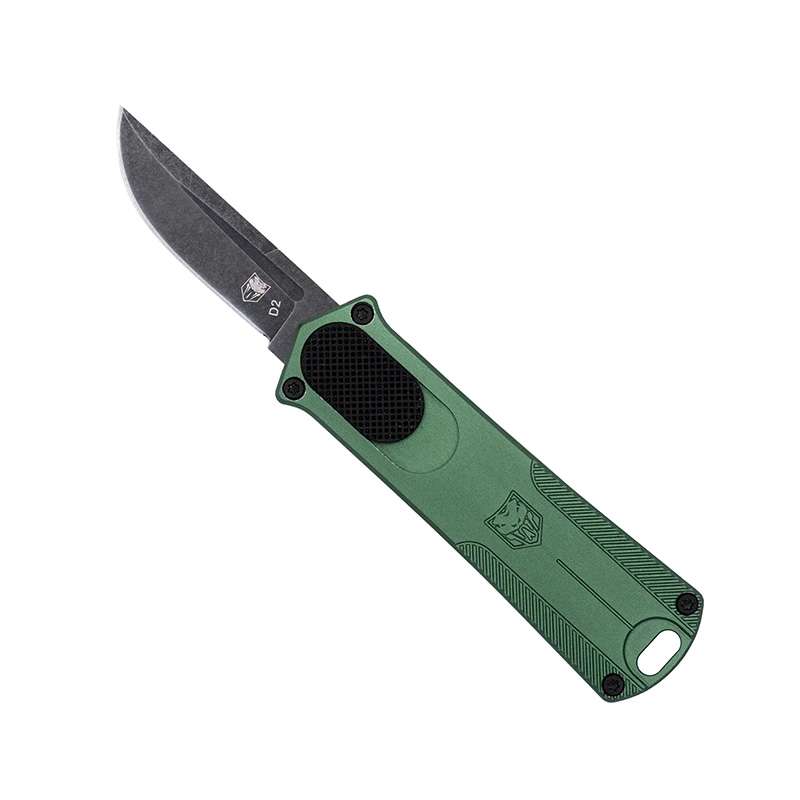 Cobratec CALI 952 TANTO OTF, 1.75" D2, OD Green - Cobratec