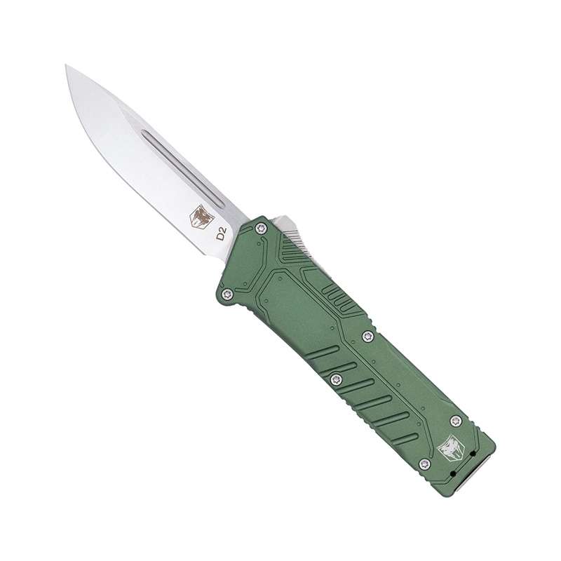 Cobratec Special Forces OTF, 4.75" D2 STL Green - Cobratec