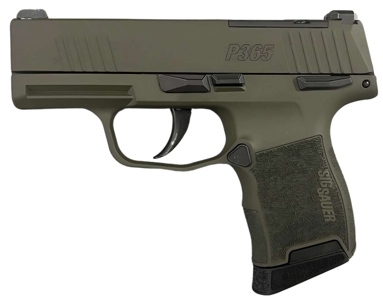 SIG SAUER P365 M.S. 9MM PSTL OD GREEN 2-10RD OPTIC READY | Stagecoach ...