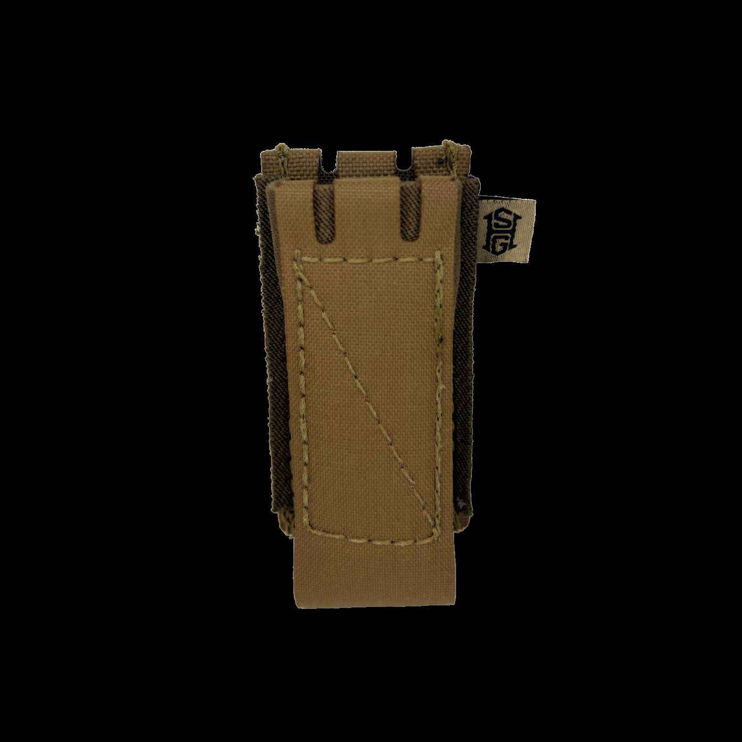 HIGH SPEED GEAR: EP-P ELASTIC PISTOL MAG POUCH COYOTE BROWN FITS MOST PISTOL MAGS LOW PROFILE - High Speed Gear