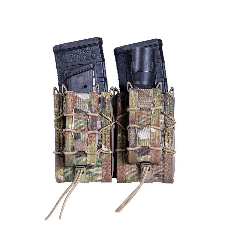 HIGH SPEED GEAR DOUBLE DECKER TACO MULTCAM HOLDS MOST PISTOL AND RIFLE MAGS MOLLE - High Speed Gear