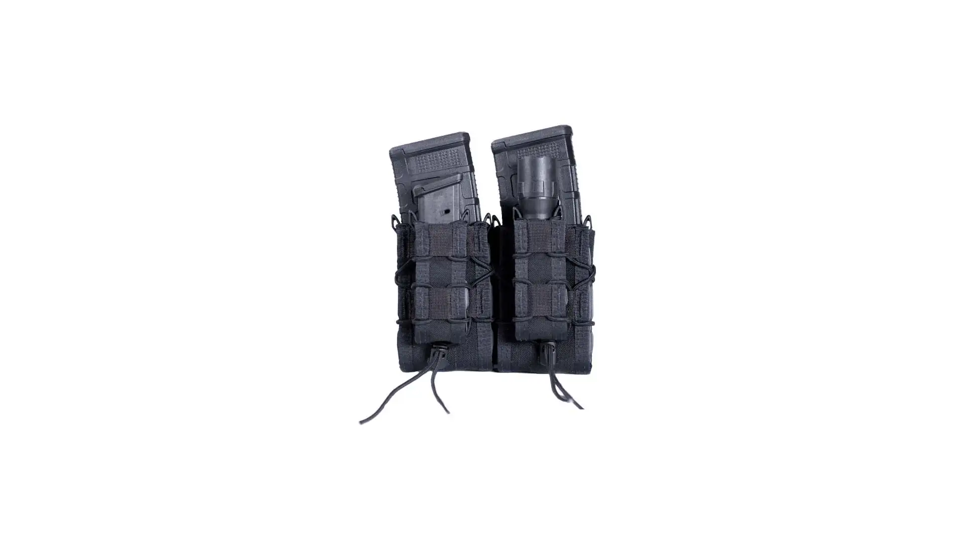 HIGH SPEED GEAR DOUBLE DECKER TACO MULTICAM BLACK HOLDS MOST PISTOL AND RIFLE MAGS MOLLE - High Speed Gear