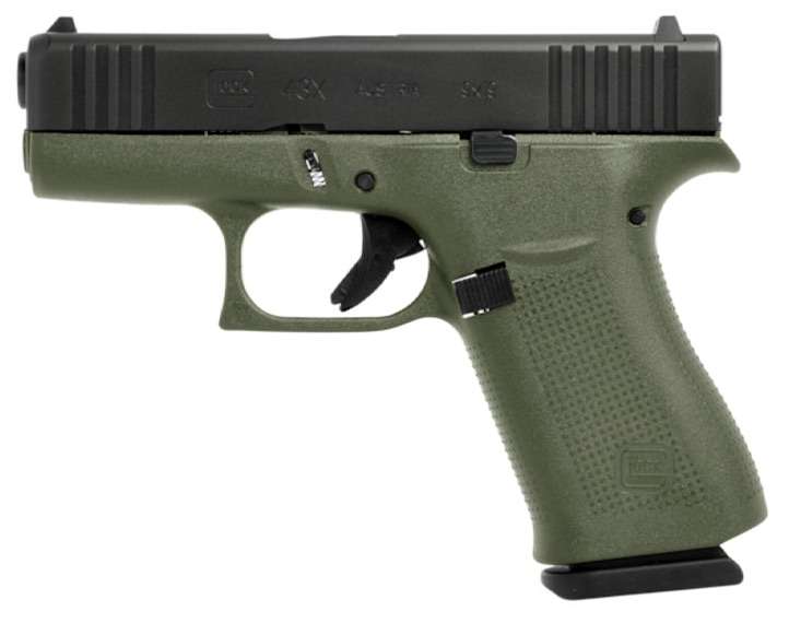 GLOCK 43X G43X BFG HGA 9MM 3.6 IN BBL FS 5LB BLACK 2 10RD MAGS BFG FRAME - Glock