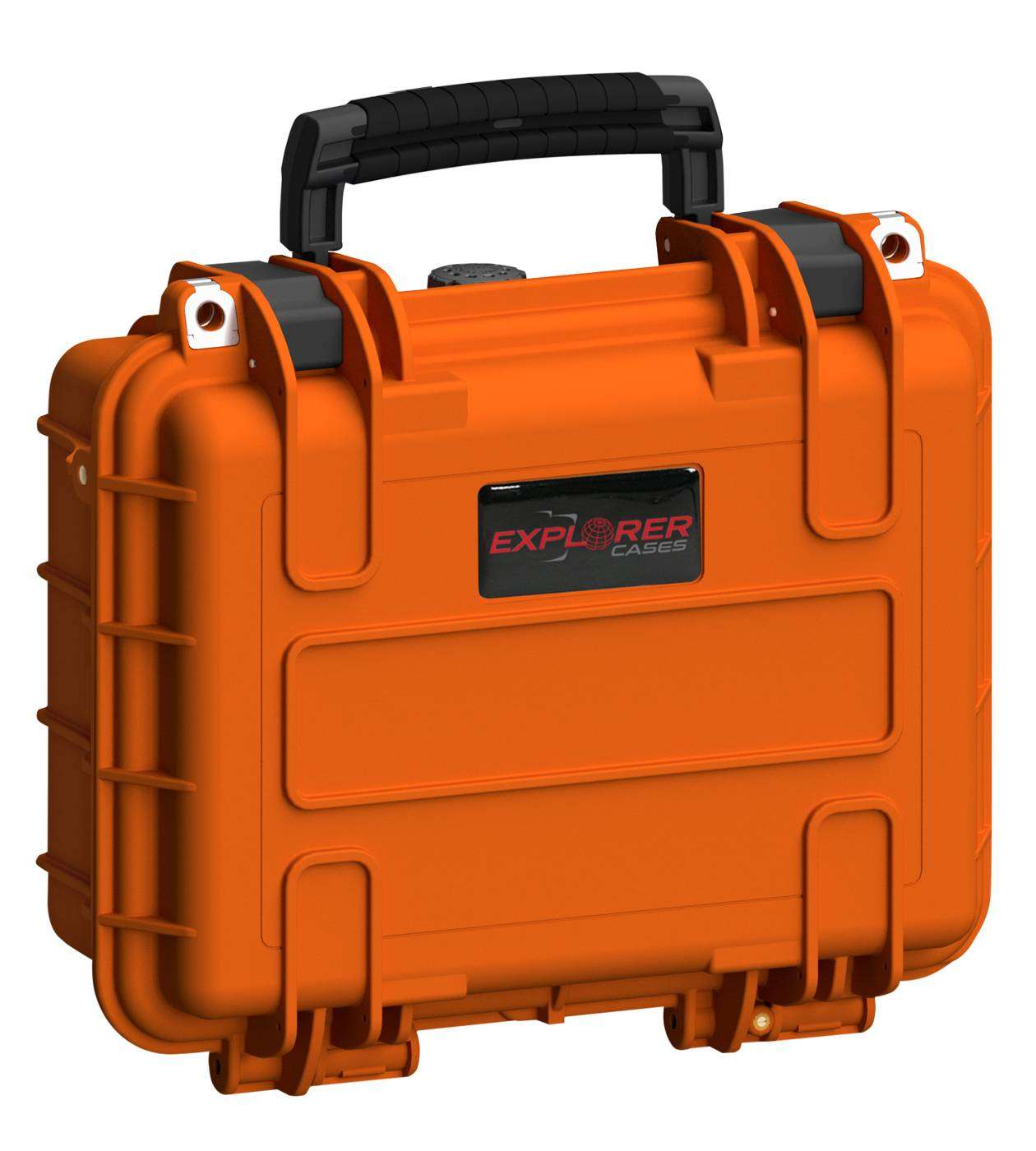 EXPLORER DOUBLE PISTOL GUN CASE ORANGE PICK/PLUCK FOAM 10.87"X7.87"X4.72" - 