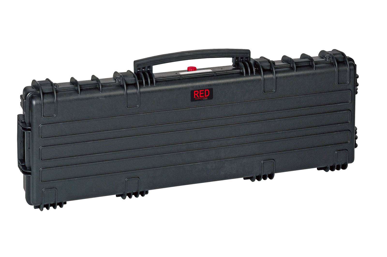 EXPLORER RED LONG GUN CASE BLACK WATERPROOF DOUBLE LAYER FOAM 53.15"X13.78"X5.31" - 