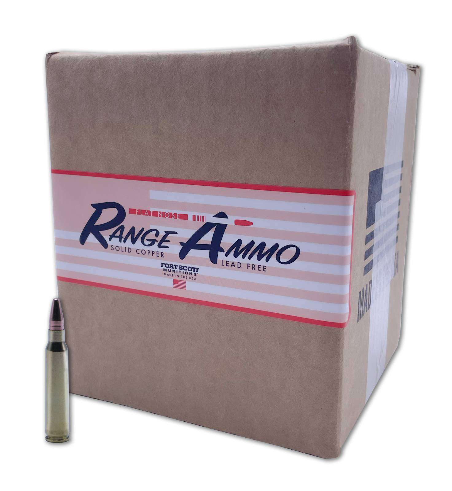 FORT SCOTT MUNITIONS LEAD FREE RIFLE AMO 5.56 NATO 55GR BRASS CASE 500-RD BULK PACK - Fort Scott Munitions