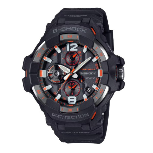 GSHOCK GRB3001A4     GRAVIRY MASTER SOLAR  BLK/ORN - G-Shock