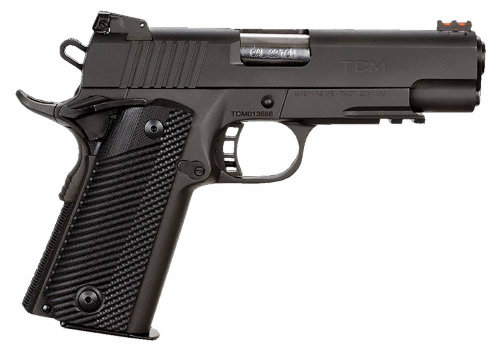 Rock Island 51943 TAC Ultra MS HC Combo Semi-Automatic 22 TCM/9mm Luger  4.25 17+1 Black G10 Grip Black Parkerized | Liberty Tree Guns