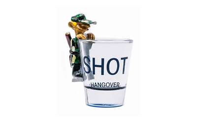 CBG SHOT HANGOVER SHOT GLASS 2 PK - 