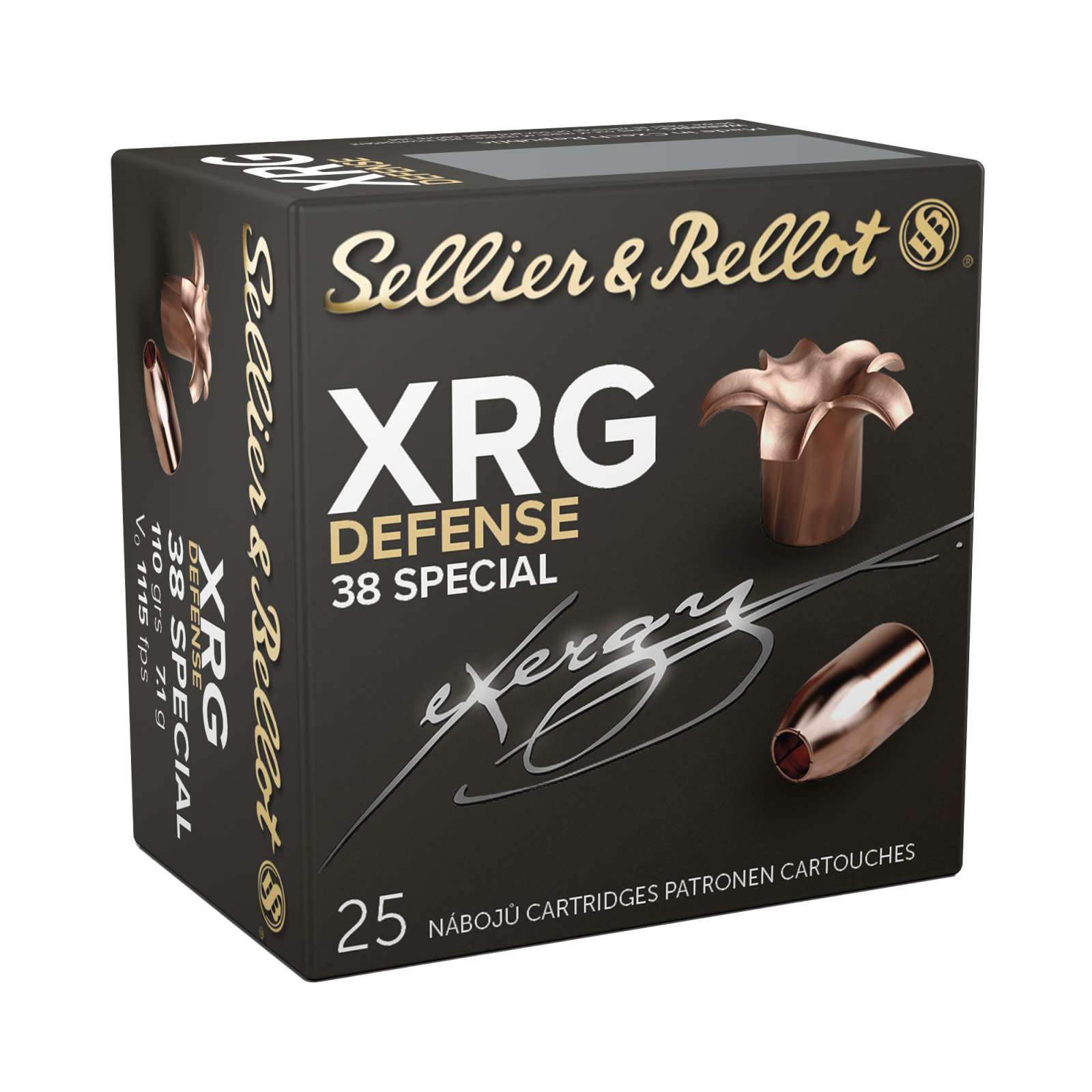 S&B 38 SPECIAL 110GR XRG 25/1000 - Red Team Armory