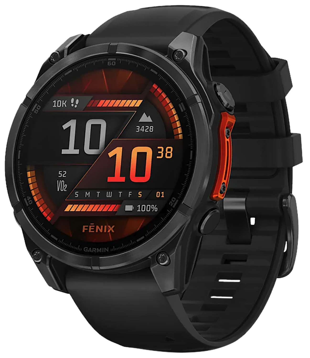 GAR 010-02904-00    FENIX 8-43 MM AMOLED GRY/BLK - Garmin