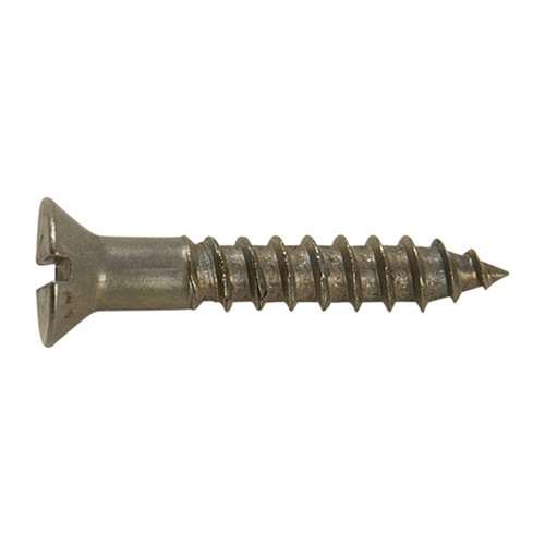 UNPLATED STEEL FLAT HEAD WOOD SCREW KIT Gun Store