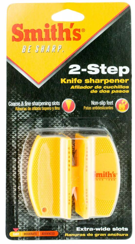 Smiths Products CCKS Knife Sharpener 2Step Fine, Coarse Carbide