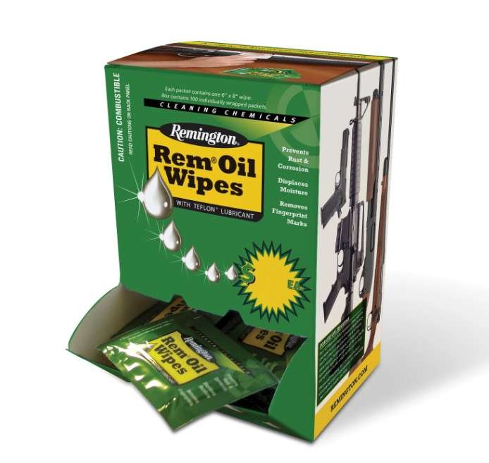 REM OIL WIPE DISPLAY 100ea - Remington Accessories