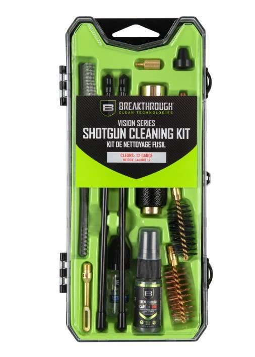 BREAKTHROUGH BCT VISION SERIES SHOTGUN CLEANING KIT - 12 GAUGE BT-CCC-12G-C - Break Through Clean Tech