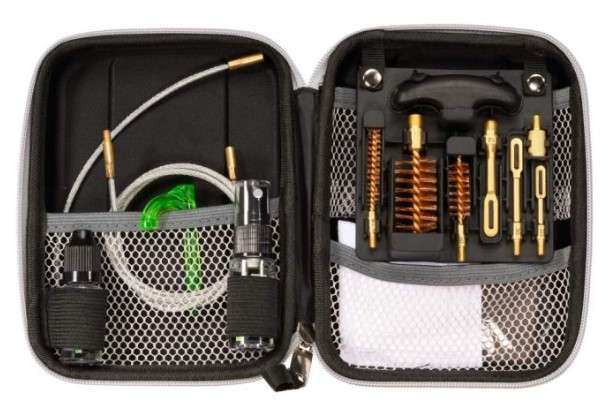 BREAKTHROUGH EVA CASE - CABLE PULL THROUGH CLEANING KIT (.223 CAL / 9MM / 12 GAUGE) - BLACK WITH GRAY TRIM BT-MEVA-3G - Break Through Clean Tech