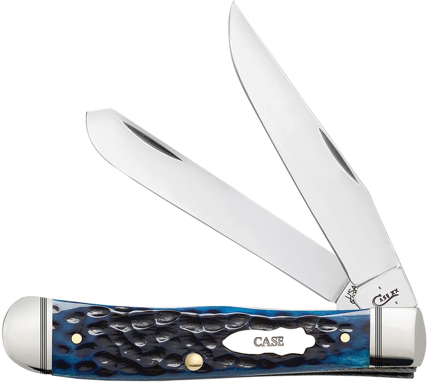 CASE 53980 OCEAN BLUE BONE TRAPPER - Case