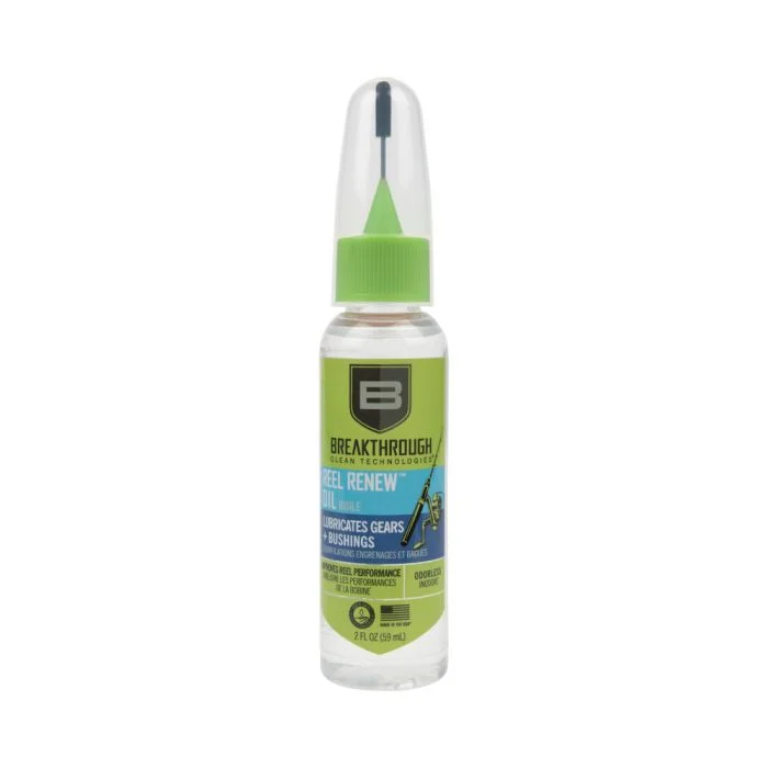 BREATHROUGH CLEAN REEL RENEW OIL 2OZ. BOTTLE W/ NEEDLE APPLICATOR - Breakthrough Clean