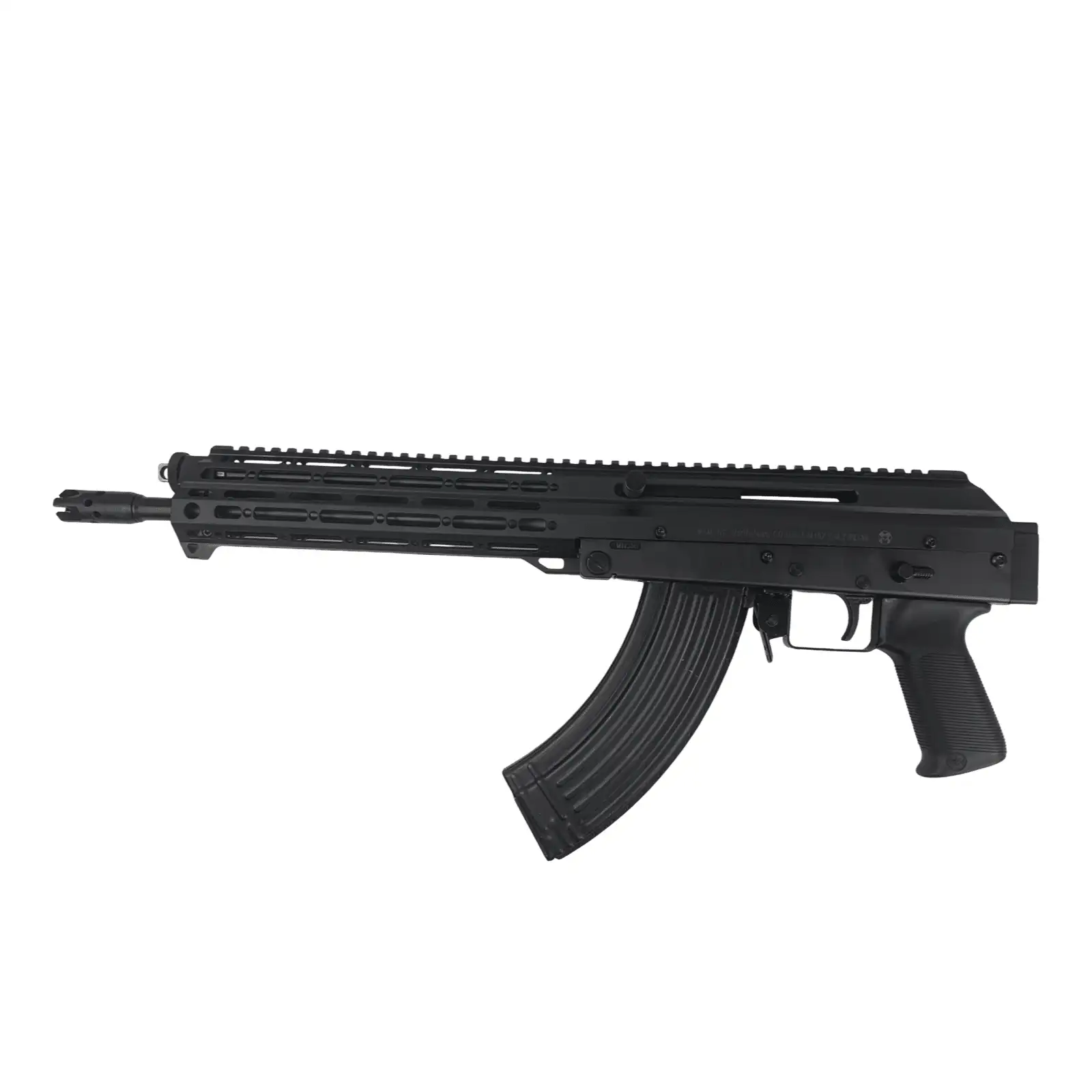 M+M IND M10X PISTOL HGA 7.62X39MM 12.5IN NITRIDE BBL SL HANDGUARD BLACK - M+m Inc