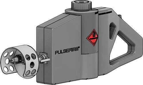 EXOTHERMIC TECHNOLOGIES PULSEFIRE COMPACT FLAMETHROWER - EXOTHERMIC TECHNOLOGIES