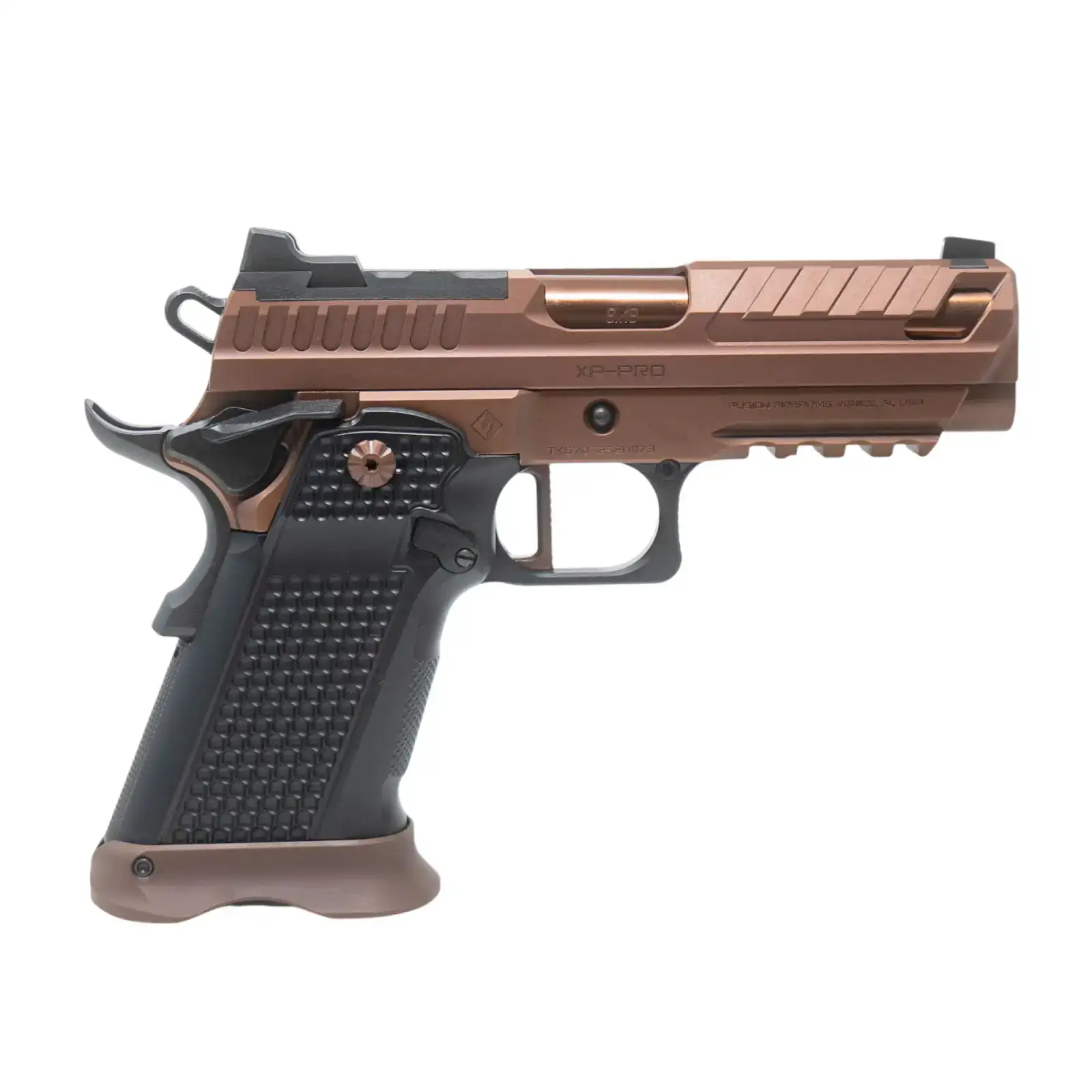 FUSION XP-PRO HGA 9MM 4IN FS BRONZE 2 10RD MAGS RMR CUT CLEANING KIT - Fusion Firearms