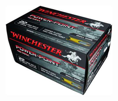 WINCHESTER POWER POINT MAX 22LR 42GR 50RD 100BX/CS < - Winchester Ammunition
