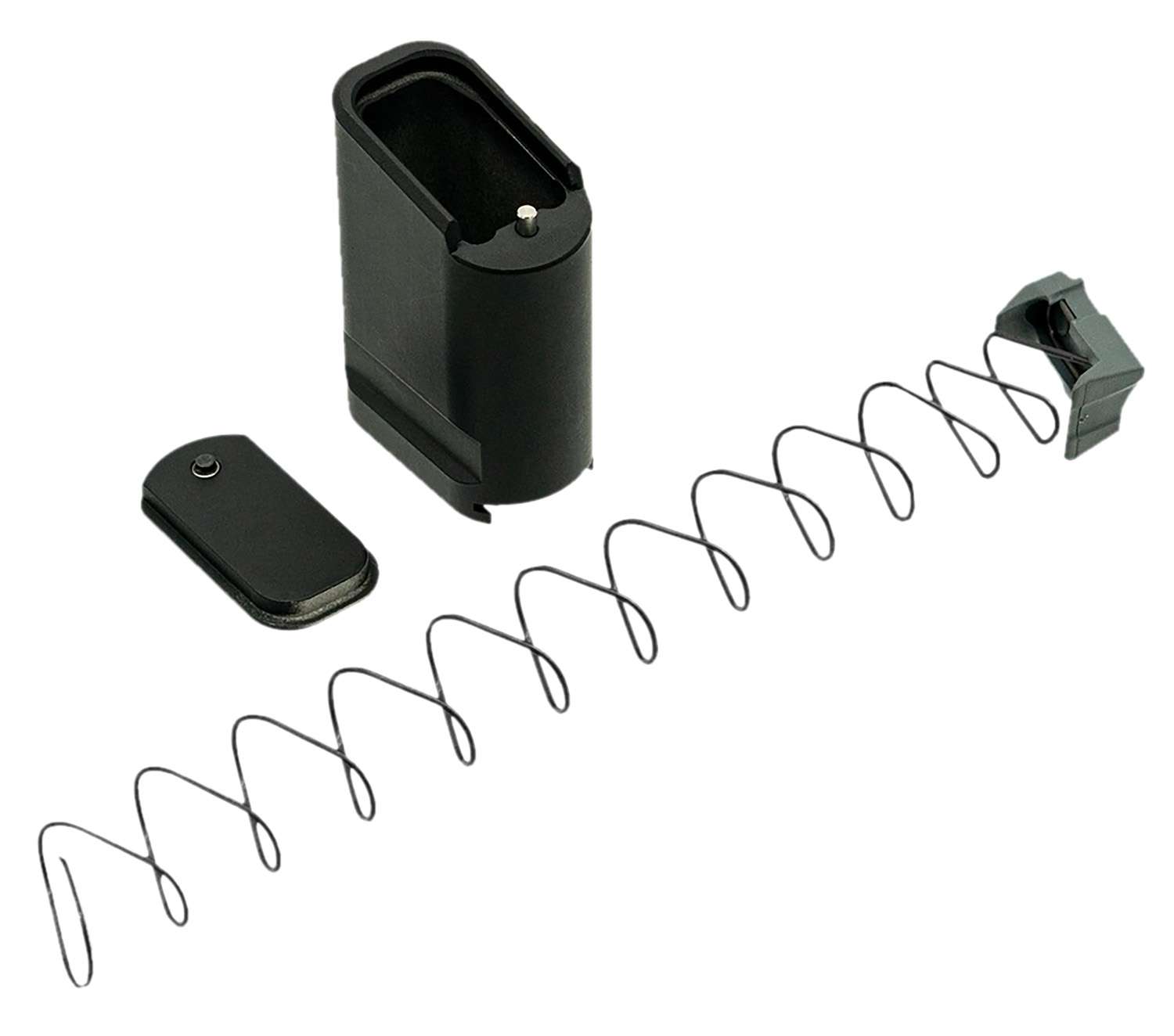 Shield Arms SAS15ME10BLK Magazine Extension 10rd Black Aluminum - Shield Sights - 10RD
