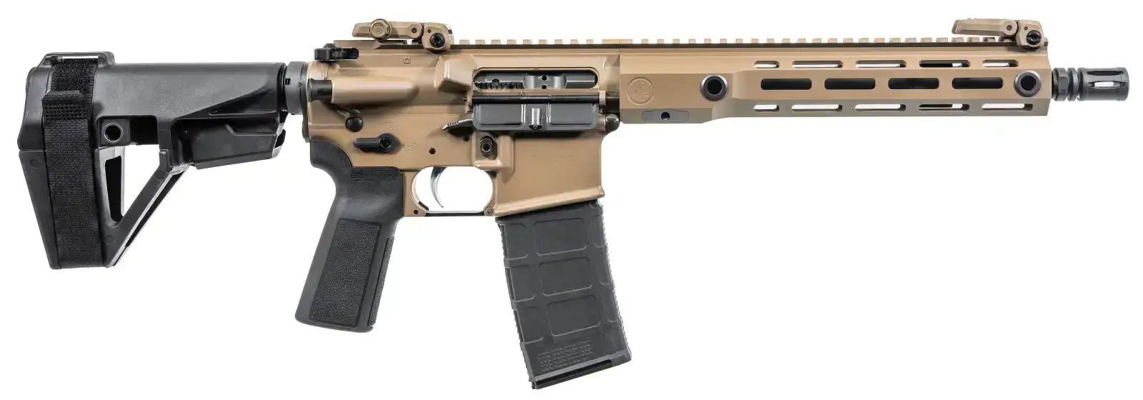 WATCHTOWER FIREARMS RAIDER 300 HGA 300 BLACKOUT 9IN BBL FLIP UP SIGHTS FDE 30RD MAG - Watchtower Firearms