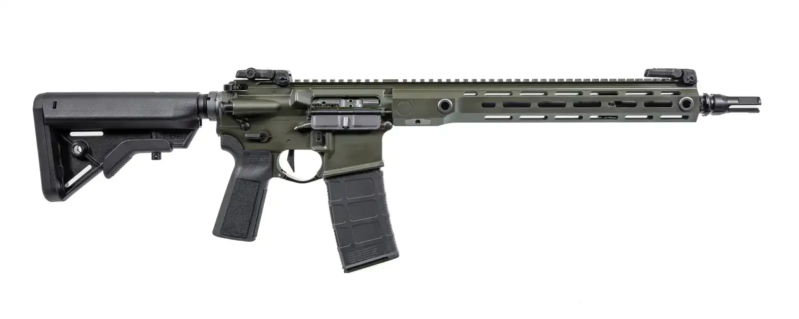 WATCHTOWER FIREARMS RAIDER X RIA 5.56 NATO 14.5IN CHF BBL FLIP UP SIGHTS ODG 30RD MAG - Watchtower Firearms
