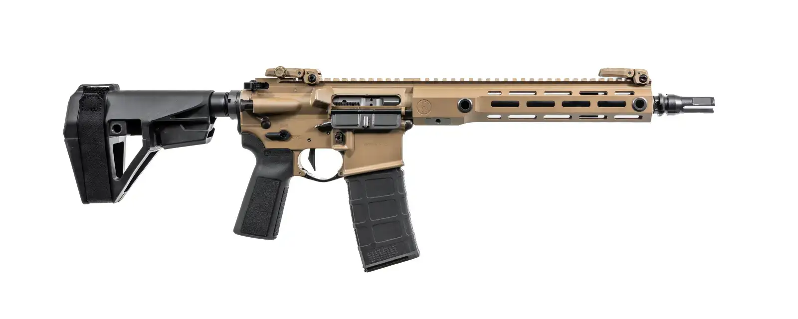 WATCHTOWER FIREARMS RAIDER X HGA 5.56 NATO 11.5IN CHF BBL FLIP UP SIGHTS FDE 30RD MAG B5 GRIP/STOCK - Watchtower Firearms