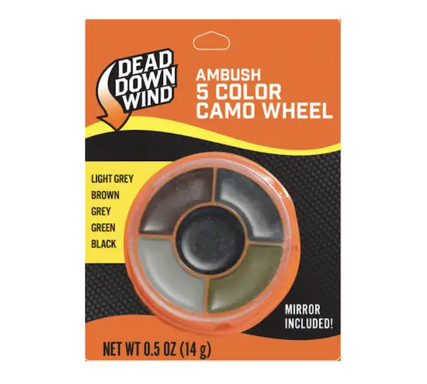 Dead Down Wind Camo Wheel 5 Color Face Paint - Dead Down Wind