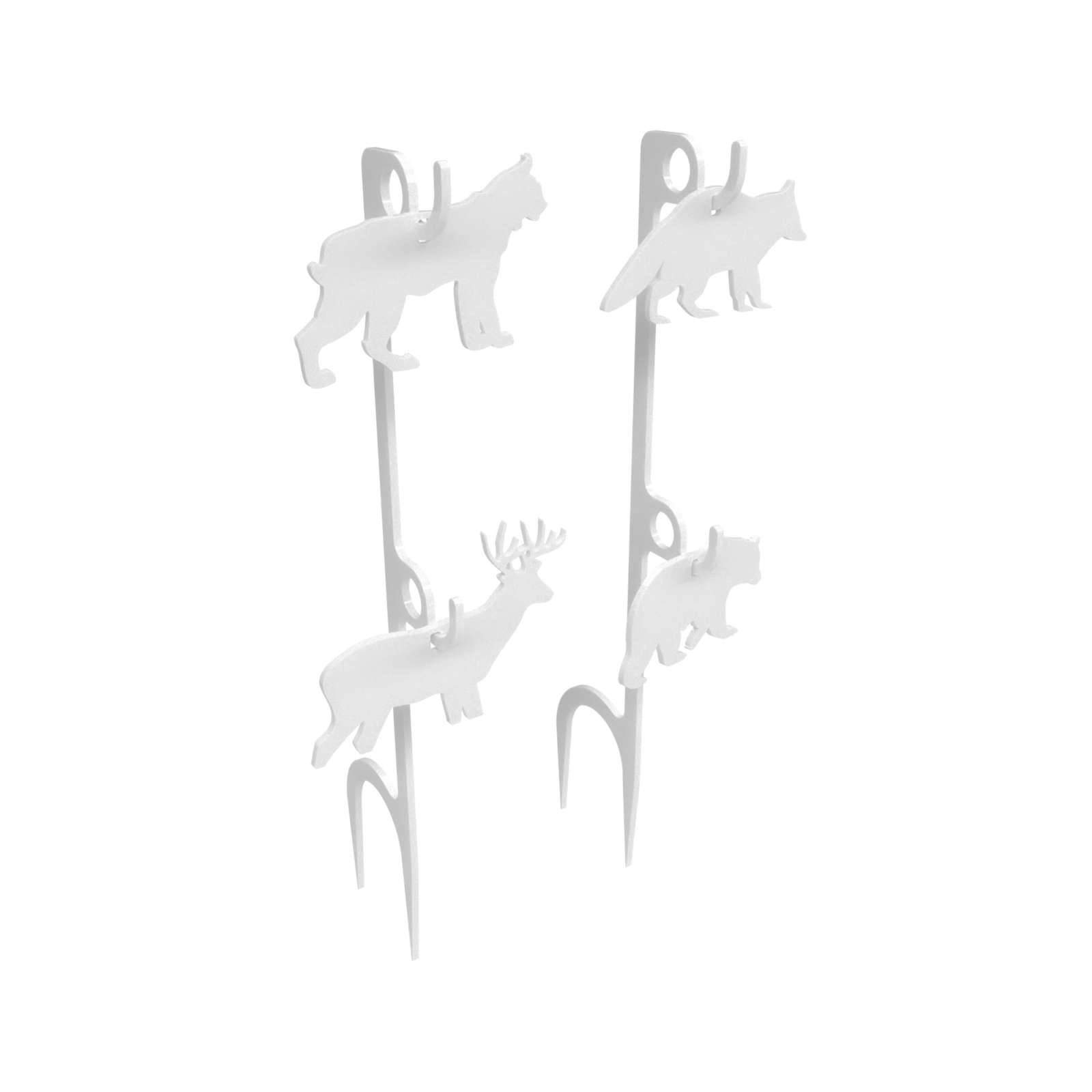 Birchwood Casey BC-41579 Rimfire Target Kits Animal Set 1/4" AR500 Steel - Birchwood Casey