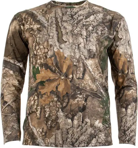 HABIT BEAR CAVE LONG SLEEVE TEE REALTREE APX MEDIUM - Habit