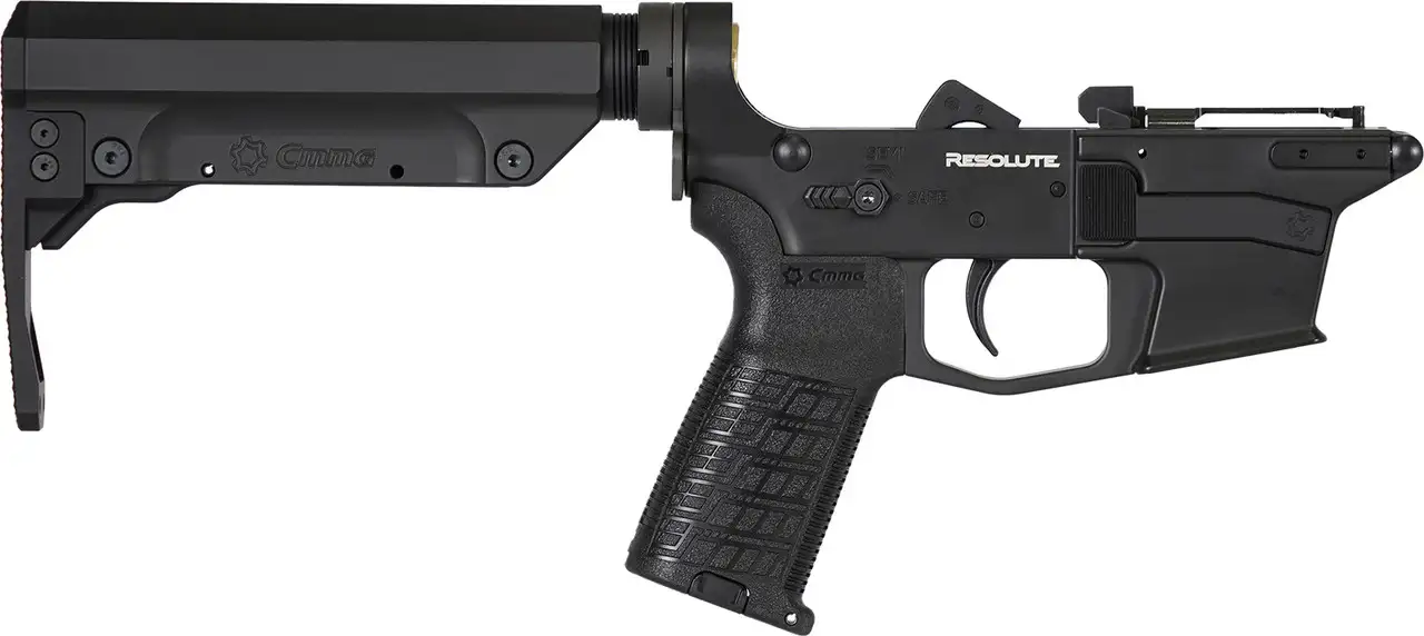 CMMG LOWER RECIVER GROUP RESOLUTE MIL-SPEC TRIGGER MK10 ARMOR BLACK - Cmmg