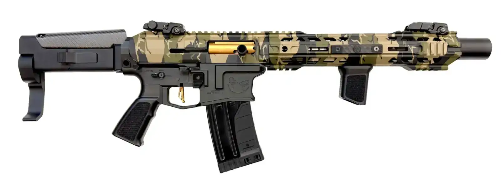ORTHOS JOKER SGA 12GA 13 IN BBL MLOK WOODLAND CAMO ADJ STOCK AMBI CONTROLS-img-0