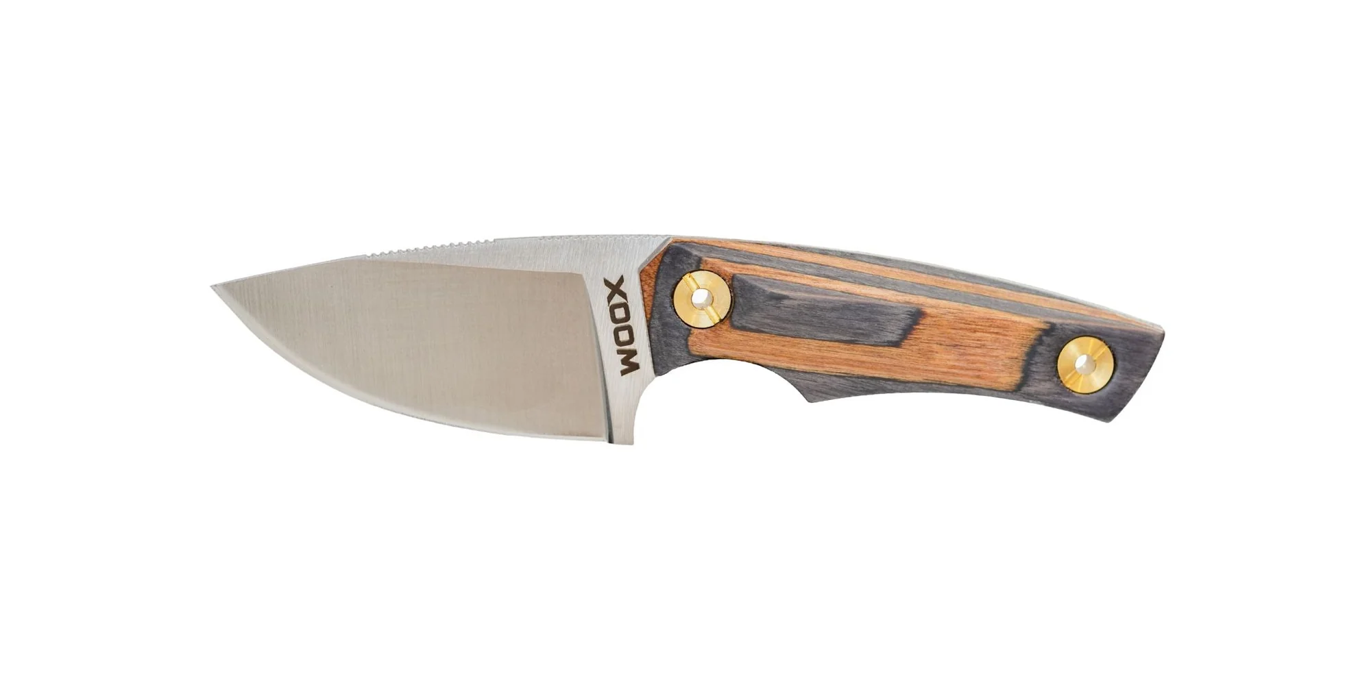 WOOX BAD BOY FIXED BLADE KNIFE - DROP POINT - TIGER WOOD - Woox