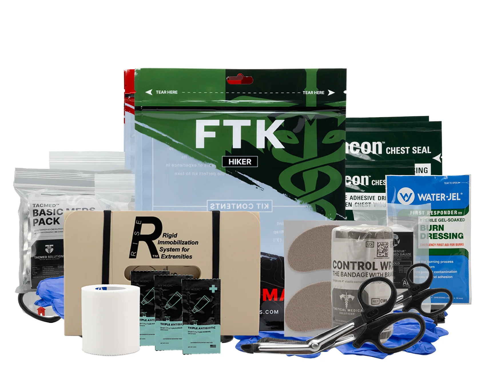 TACMED SOLUTIONS LEVEL HIKER FIELD TRAUMA KIT - Stealth Operator