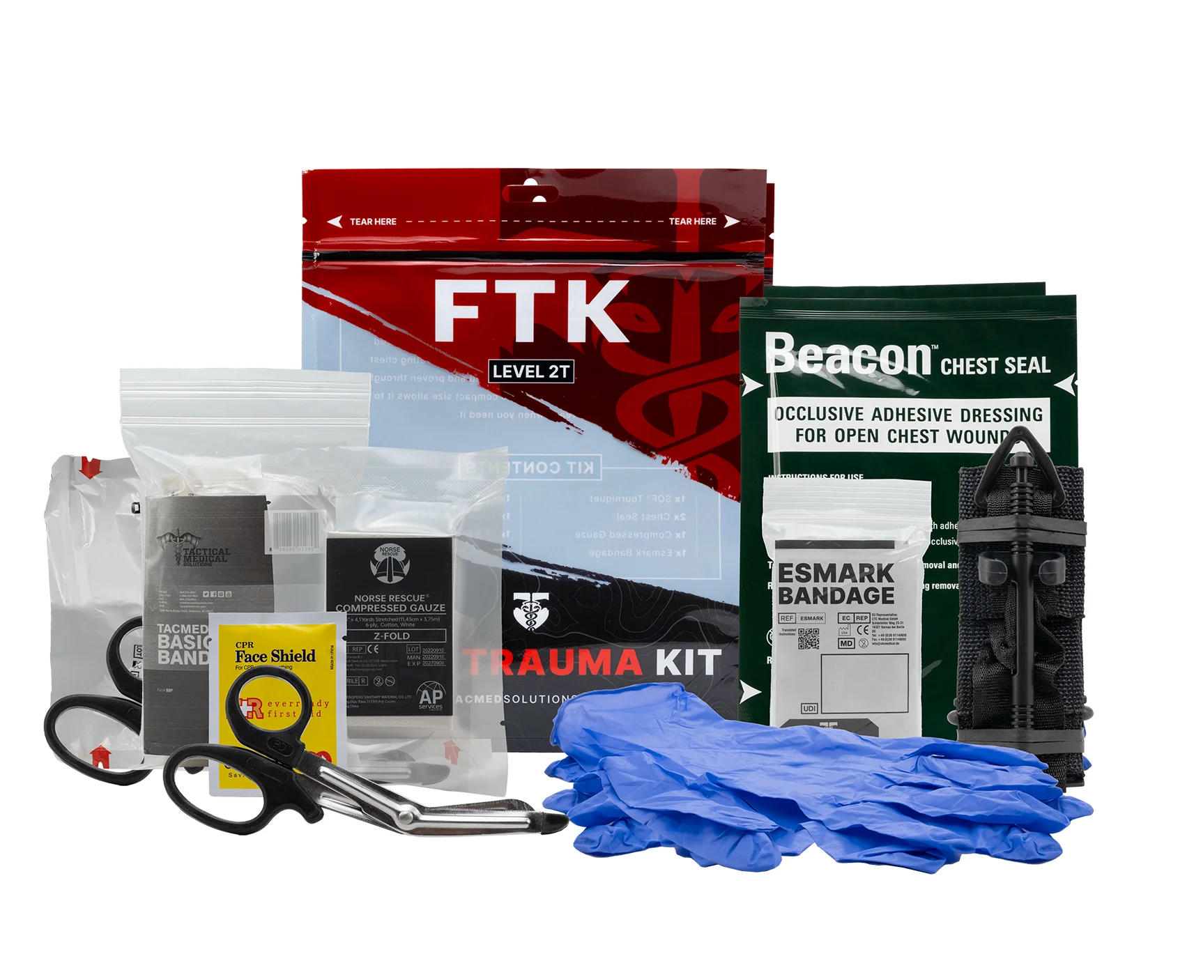 TACMED SOLUTIONS LEVEL 2T FIELD TRAUMA KIT - Stealth Operator