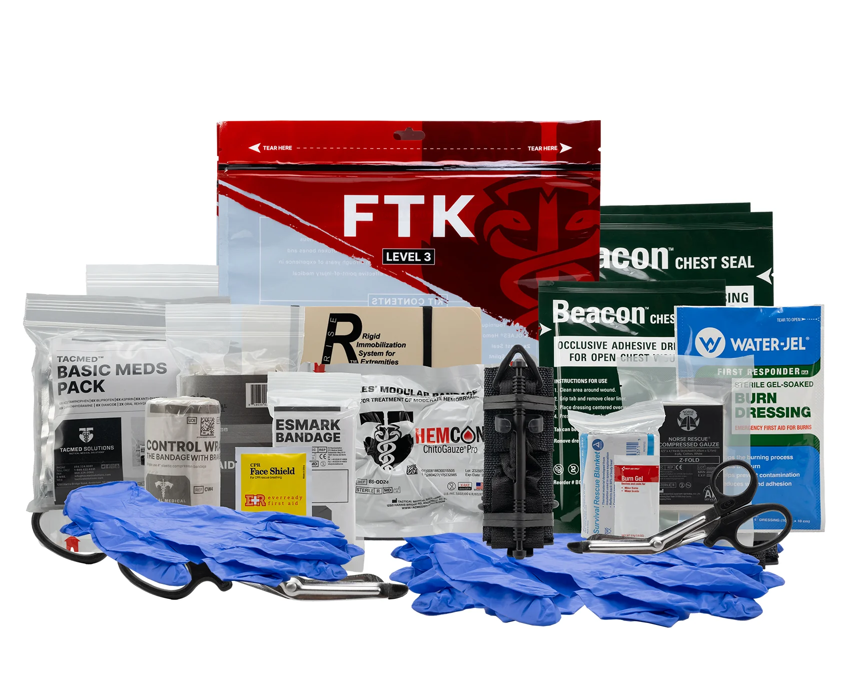 TACMED SOLUTIONS LEVEL 3 FIELD TRAUMA KIT - Stealth Operator
