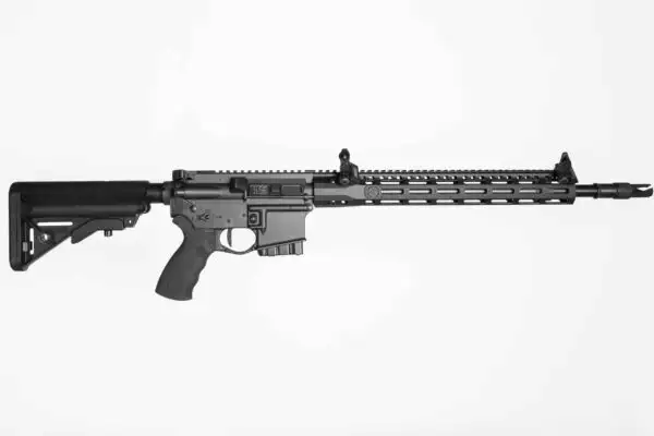 TROY LONG RANGE TLR11 RIA 5.56/223 18IN BBL SOCC 15IN HP RAIL BLK W/OFFSET SIGHTS - Troy Ind