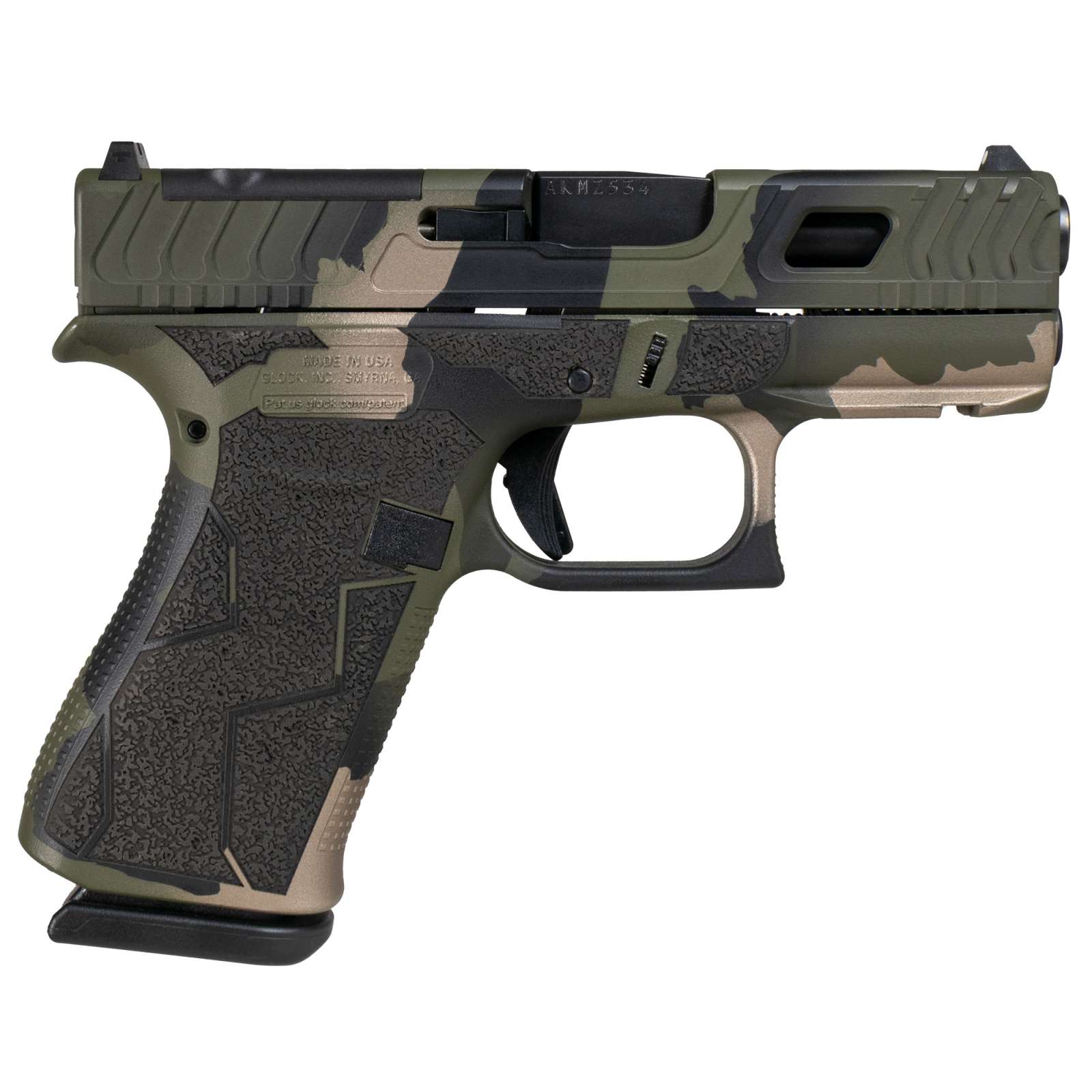 GLOCK 43X MOS 9MM 10RD M81 TORN CAMO | Range USA
