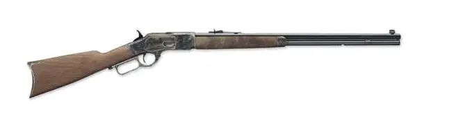 WINCHESTER 1873 RIL 44-40 WIN 24IN OCTAGON BARREL DRILLED AND TAPPED FOR TANG SIGHT WALNUT STOCK - Winchester