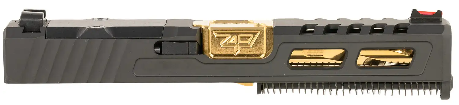 Zaffiri Precision ZPS.2.19.BLK.CU.2 ZPS.2 Complete Upper Gold TiN Barrel for Glock 19 Gen 3 - Red Team Armory