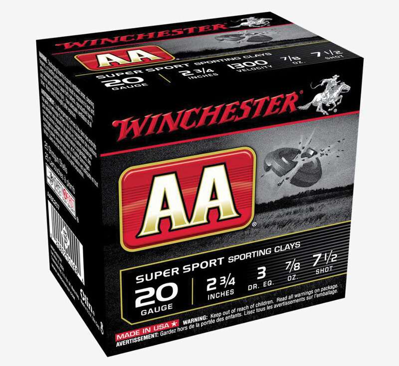 AA Sporting Clays VP 20ga., 2 3/4" #7.5 - Winchester Ammunition