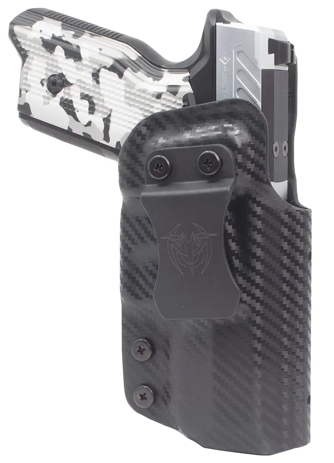 Fusion Firearms QUFUSXFRH XF Pro  Holster IWB/OWB Black Boltaron, Belt Clip, Right Hand - Fusion Firearms
