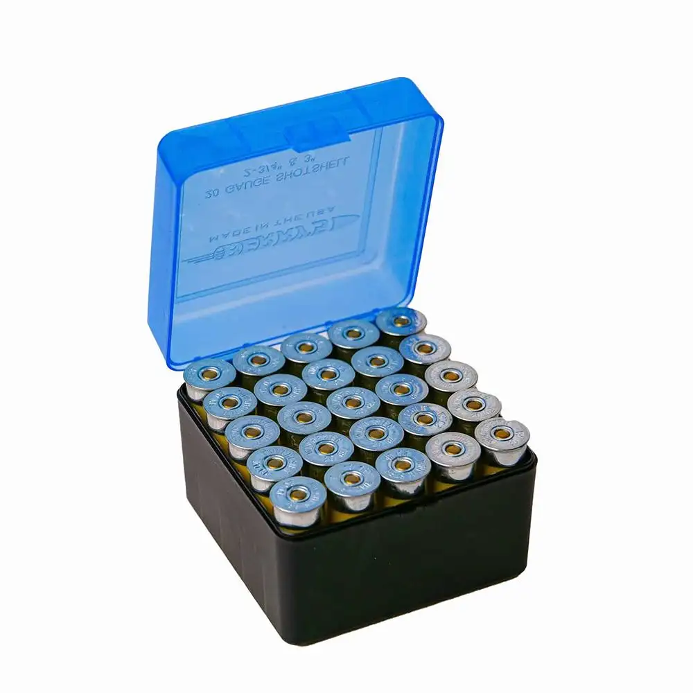 12 ga. 3" 25rd Blue/Black ammo box - Berrys