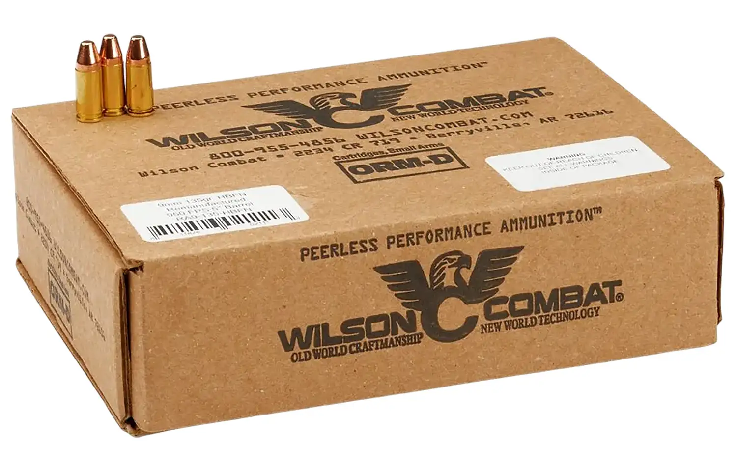 Wilson Combat RA9135HBFN 9mm 135gr Hollow Base Flat Nose NJG Wilson Combat RA9135HBFN 9mm 135gr Hollow Base Flat Nose NJG