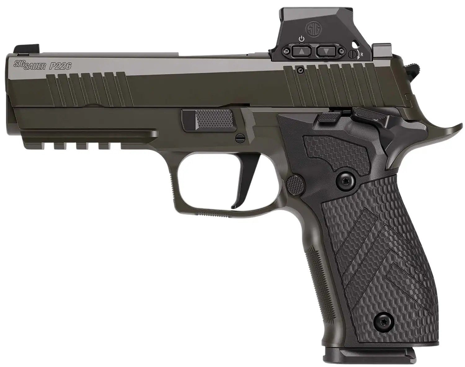 Sig Sauer P226-X Legion SAO Handgun 9mm Luger 18rd Magazines(3) 4.4 Barrel Legion Grey Cerakote w/Optic