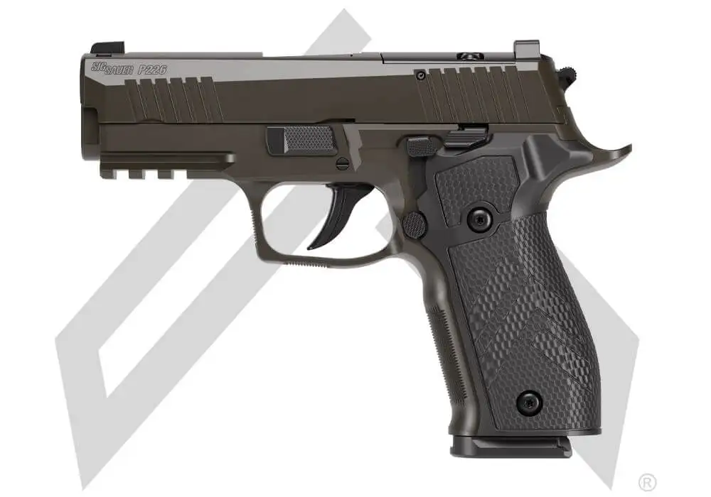 Sig Sauer P226 XCarry Legion Handgun 9mm Luger 18rd Magazines(3) 3.8 Barrel DA/SA Optic Ready Grey Cerakote - Sig Sauer - DA/SA