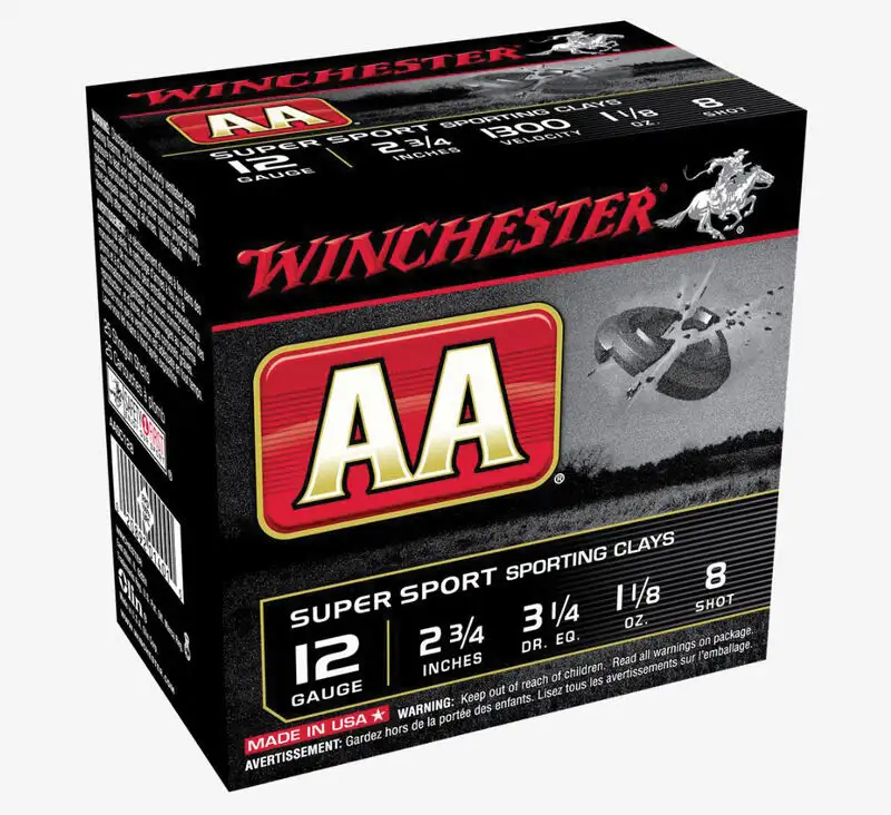 AA Sporting Clays VP 12ga., 2 3/4" #8 - Winchester Ammunition